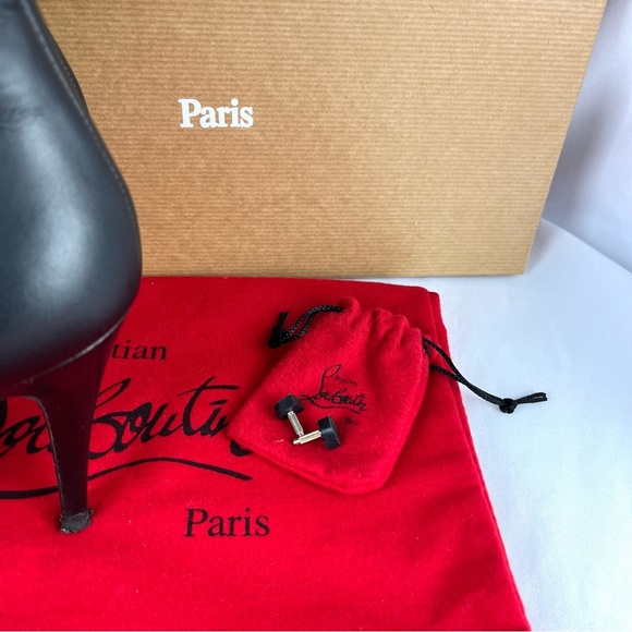 Christian Louboutin Black Heeled Boots - Picture 5 of 15